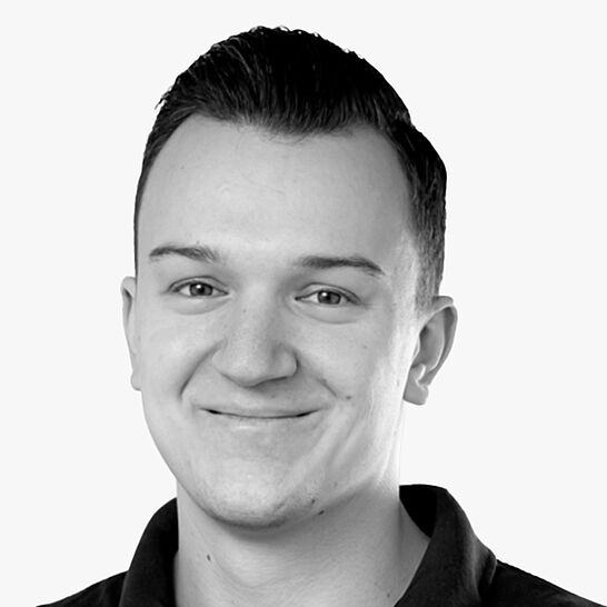 [Translate to Deutsch (Österreich):] Portraitbild des Referenten in schwarz-weiß, Dr. Kranz